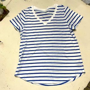 Blue striped Old Navy shirt